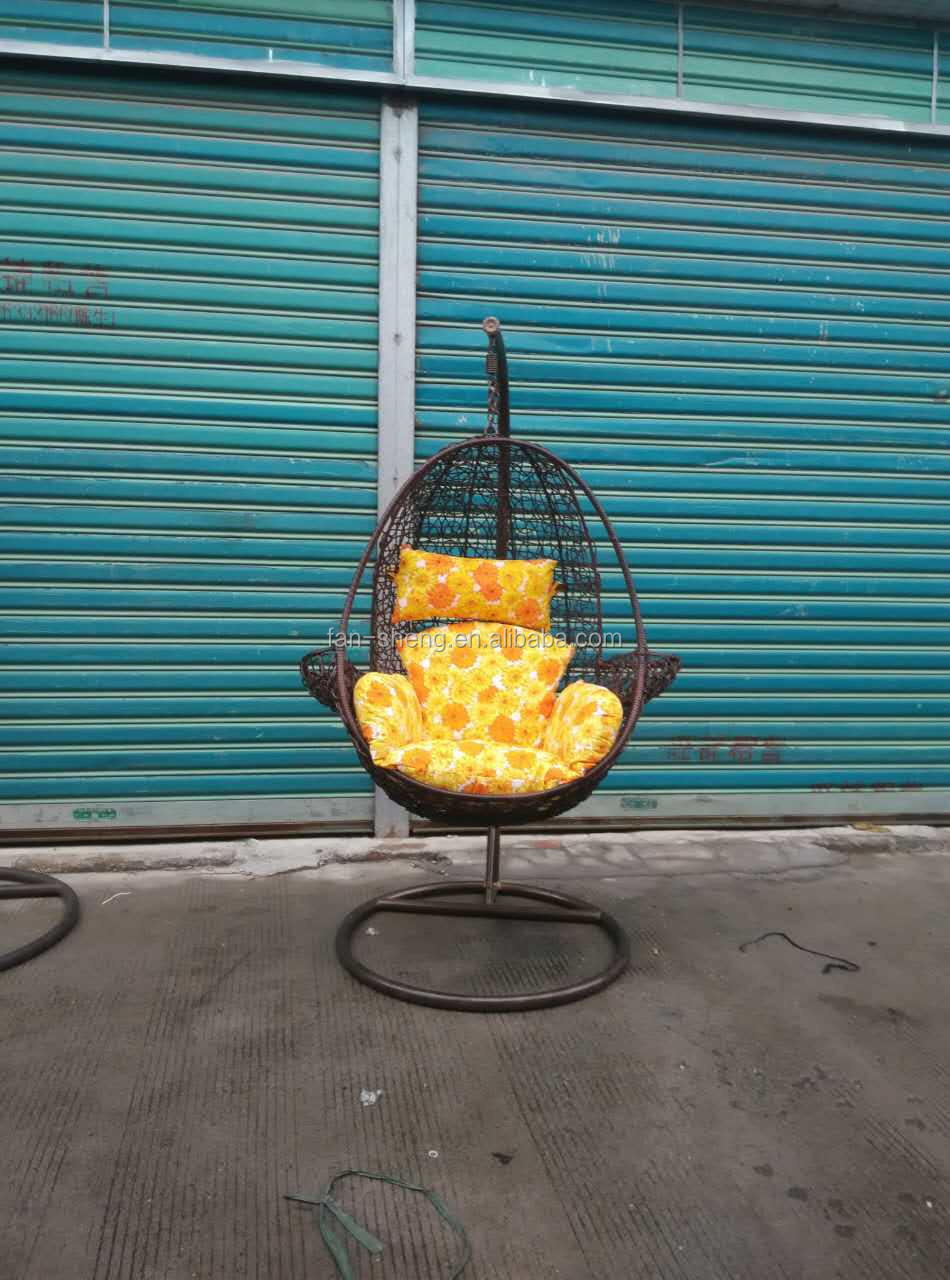屋外籐スイング卵椅子/ pe籐卵ぶら下げ椅子/ガーデンスイング仕入れ・メーカー・工場