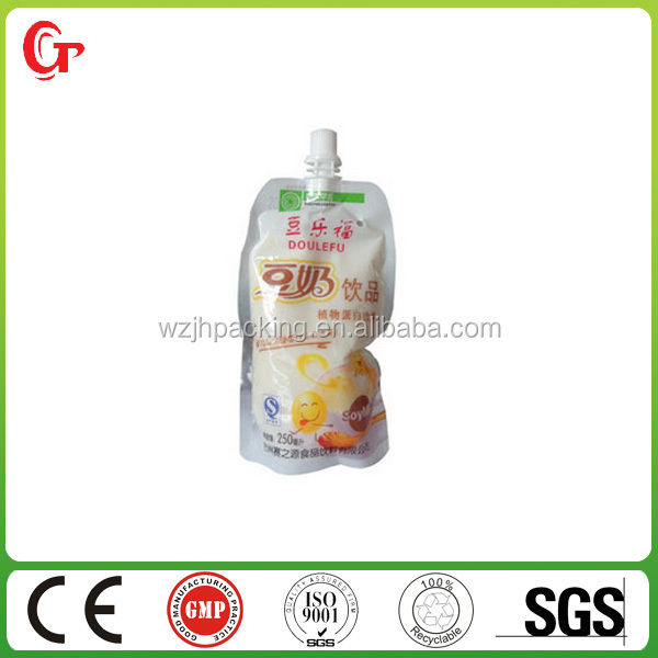 custom design fess tea bag with spout