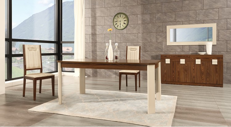 Barato moderna mesa de comedor con 6 sillas/mesa de comedor de ...