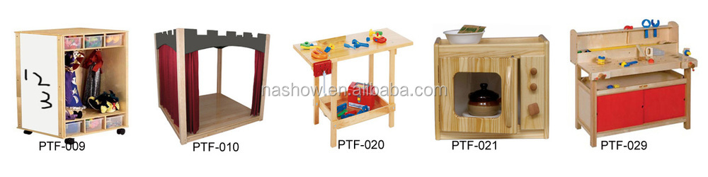 近代的な整理棚計画ptf-007良い品質の子供の子供木製は、 家具を再生仕入れ・メーカー・工場