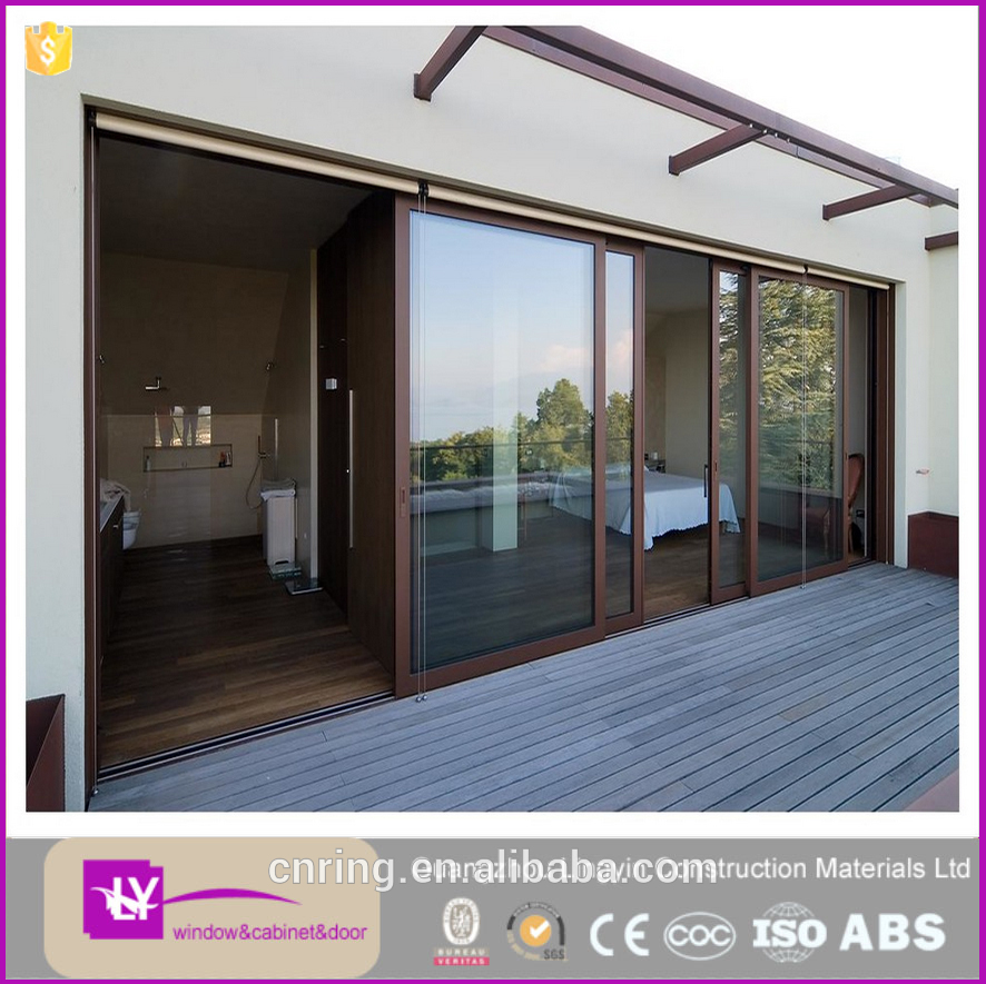 Large Glass Aluminum Sliding Window And Door Horizontal Sliding Garage Doors View Horizontal Sliding Garage Doors Lingyin Product Details From