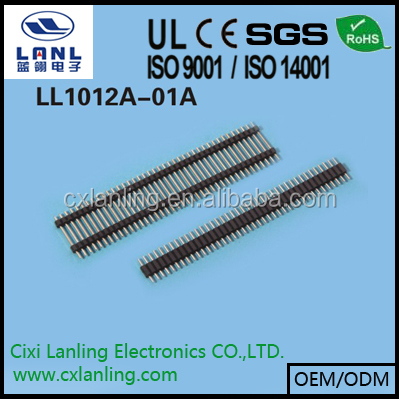 複列のピンヘッダコネクタ2.54mm234567891012141620304050607080ピンll1012a-01acerohs指令仕入れ・メーカー・工場