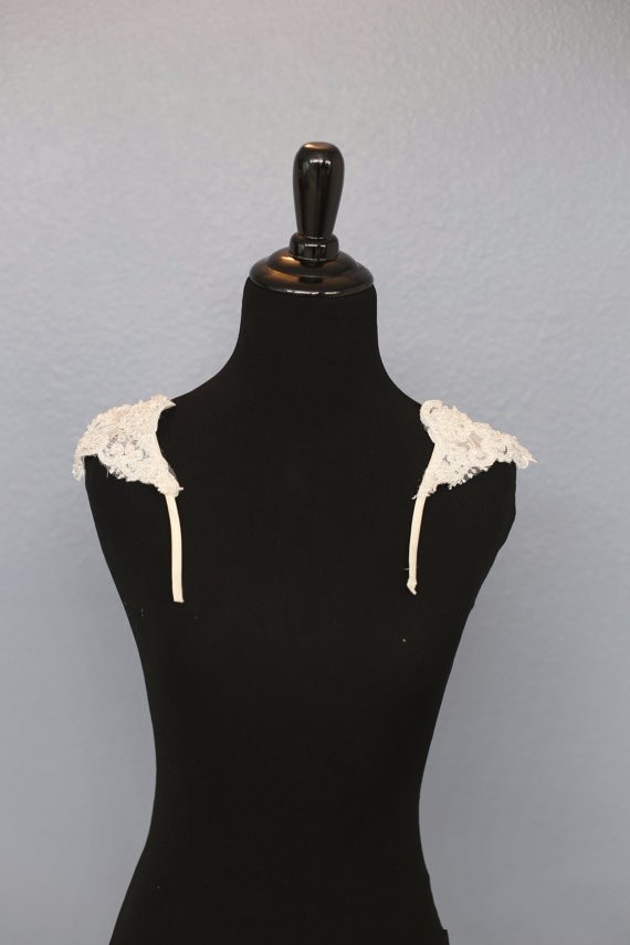 Detachable Lace Bridal Straps, Custom Bridal Lace Sleeves, Removable wedding dress straps.jpg