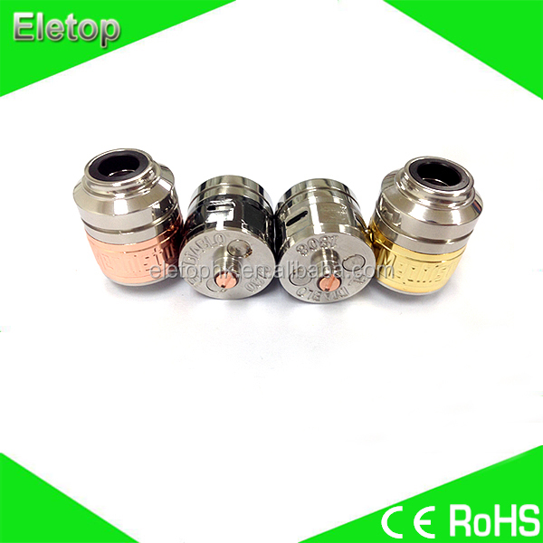 Alibaba Express Eletop Mephisto Atomizer Mephisto RDA / 1:1 Plume Veil Clone Copper Plume Veil RDA
