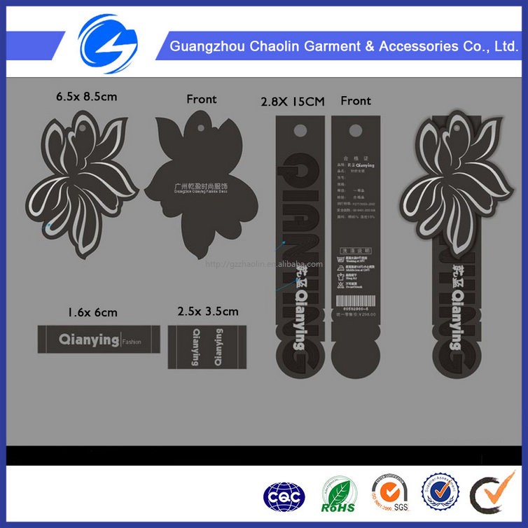 カスタム最高品質印刷値札服ハングタグで広州仕入れ・メーカー・工場