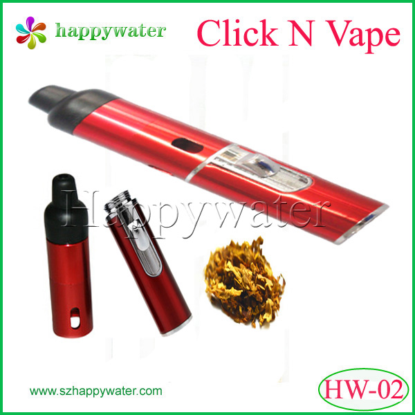 burn dry herb Click n Vape refill the gas