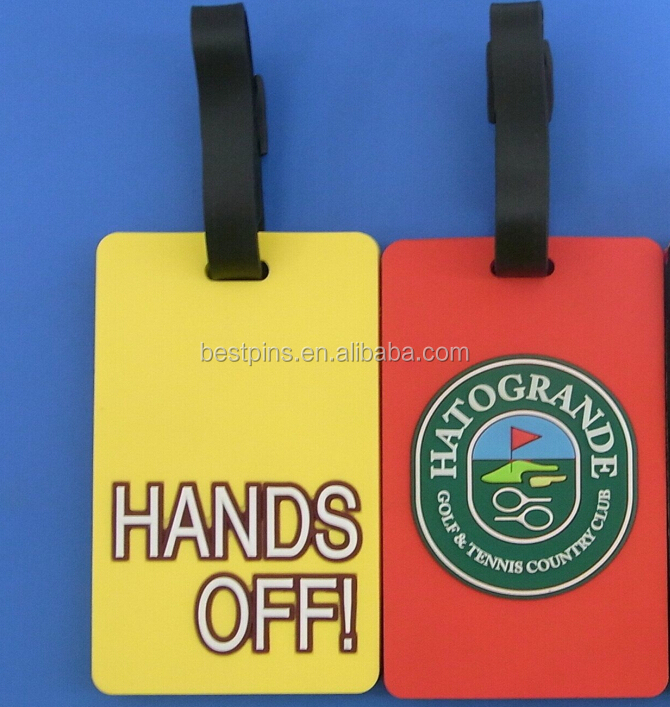 hands off luggage tag