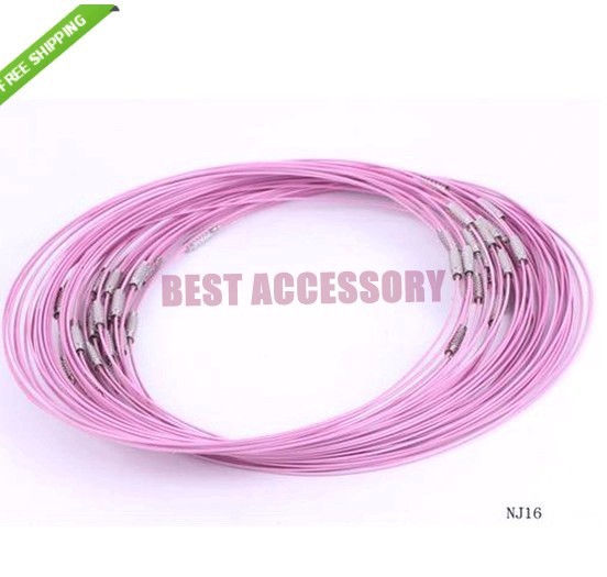 conew_memory wire cord necklace choker0035