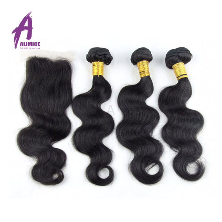 6a Indian Body Wave With Closure 3 Bundles With Lace Closure Virgin Body Wave Unprocessed Indian Human Hair Weave with Closure (10)