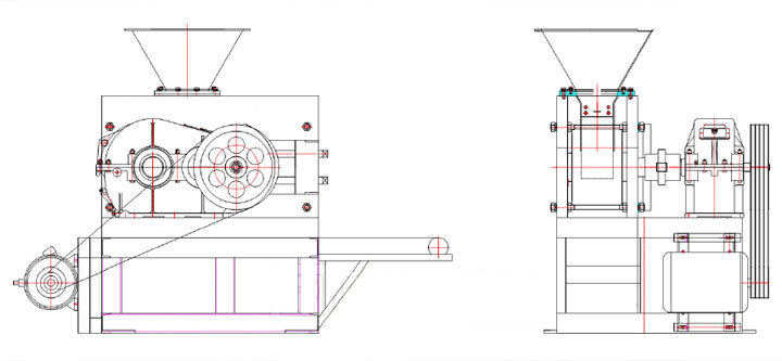 新しいホット圧力ボールマシンの木材ブリケットマシンモデル仕入れ・メーカー・工場