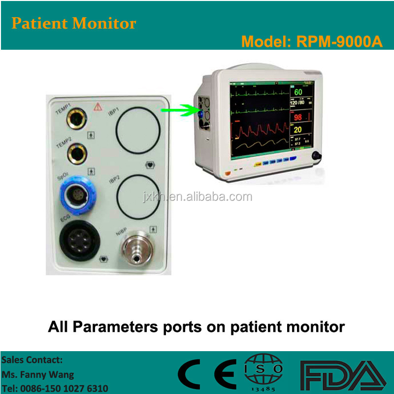 Ceは承認された12- インチ6- パラメータ患者モニタ/bpのモニター/rpm-9000a心電図モニター仕入れ・メーカー・工場