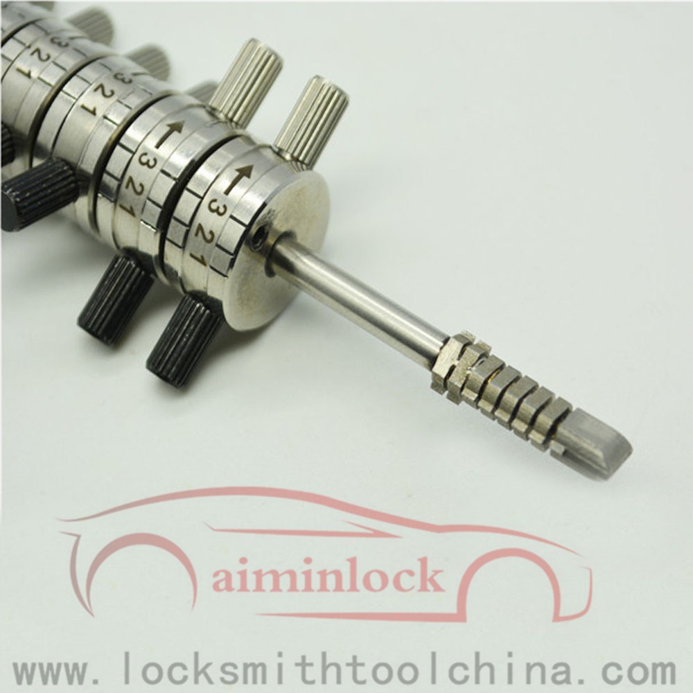 High quality locksmith lockpicks 8 disc Lishi Tibbe pick