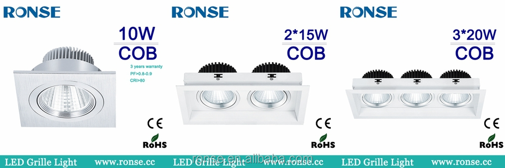 Ronse照明led cobグリルライト15ワット白住宅用ショップ(RS-2113-1 (c))仕入れ・メーカー・工場