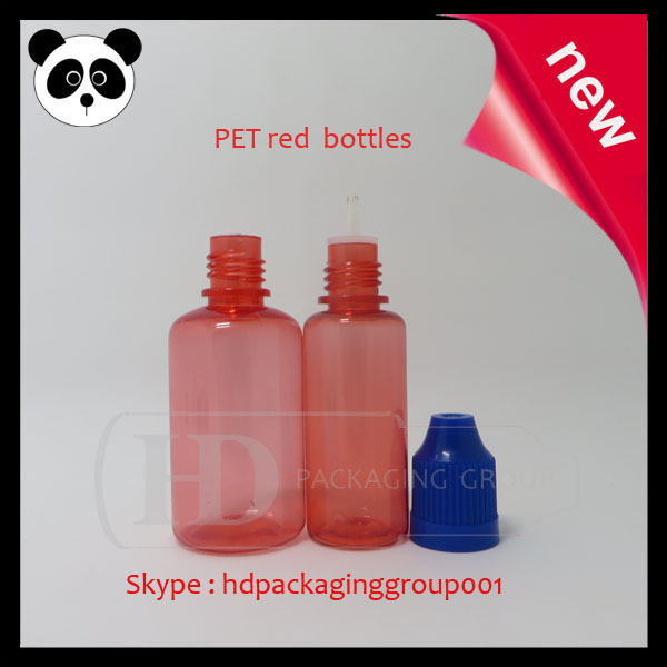 New design red e liquid dropper bottle 10ml Plastic E Liquid Bottle ...