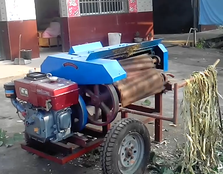 High Efficiency Ramie Sisal Kenaf Hemp Fiber Decorticator Pineapple