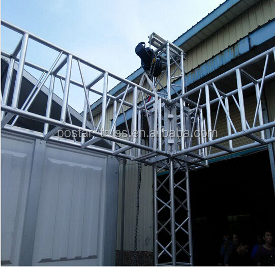 簡単セットアップアルミフレーム祭りステージ屋根照明トラスシステム仕入れ・メーカー・工場
