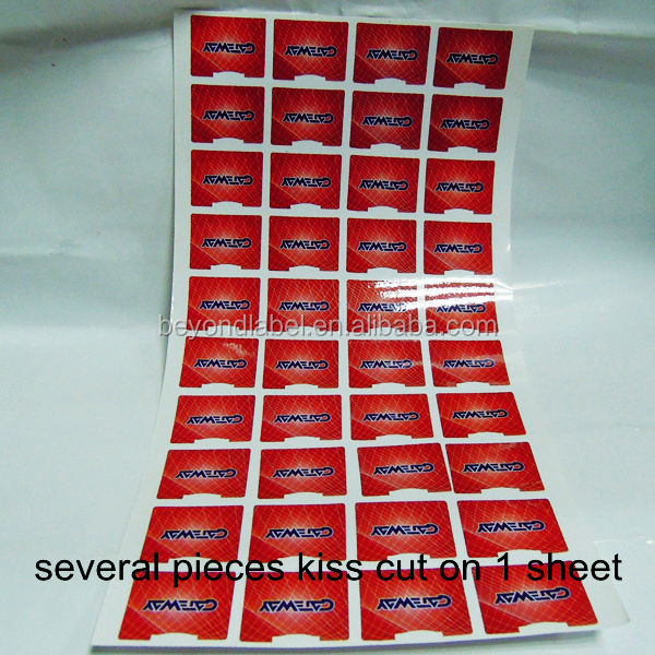 Permanent custom design with own logo waterproof champagne bottle labels
