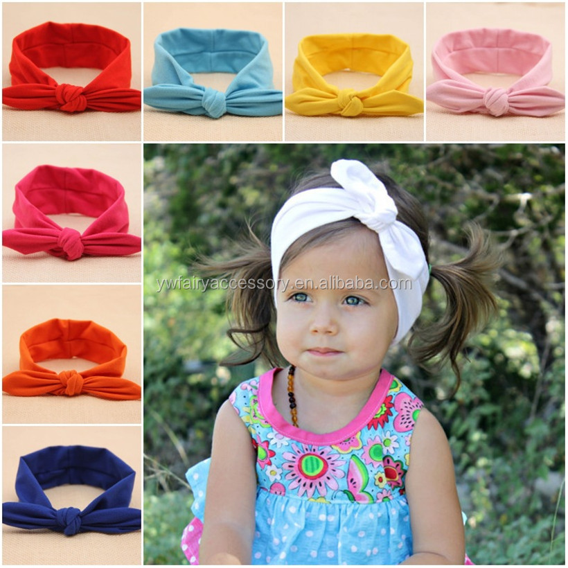784 New baby headbands jersey 775 Latest Hot Selling Baby Bow Cotton Headband Jersey Knit Headbands Baby   