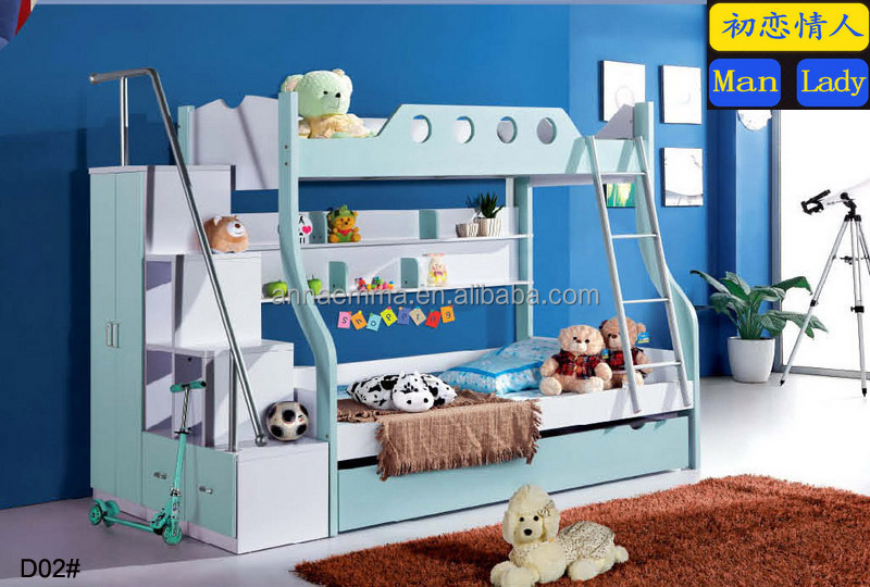 2015 Bunk Cartoon Children Bed Room Furniture