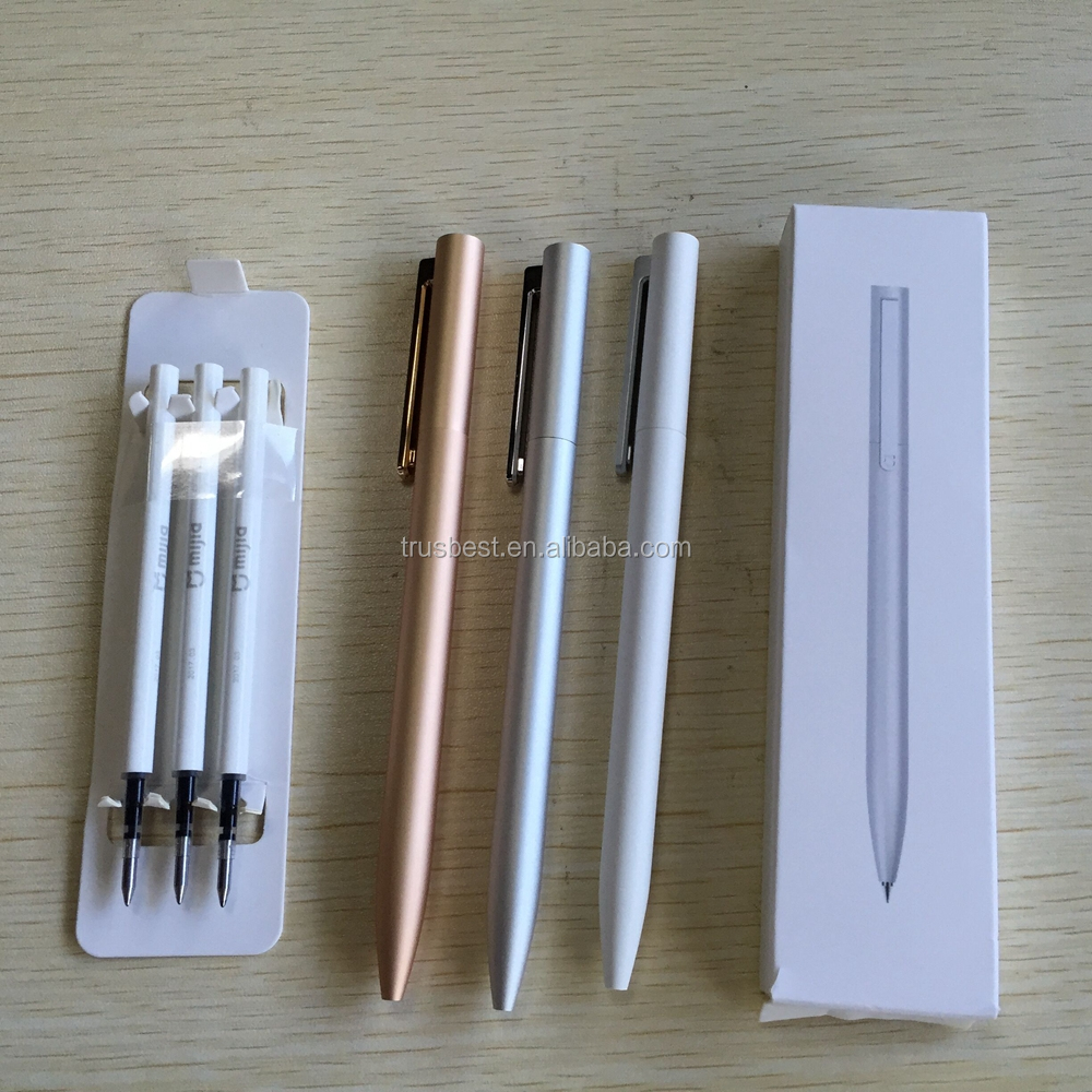 originale xiaomi mijia segno penna 9.5mm firma premec liscia svizzera  ricarica mikuni giappone inchiostro aggiungere mijia penna nero