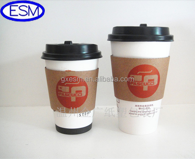 スリーブタイプとコーヒーカップ、 ホットカップを使用紙のコーヒーカップスリーブ仕入れ・メーカー・工場