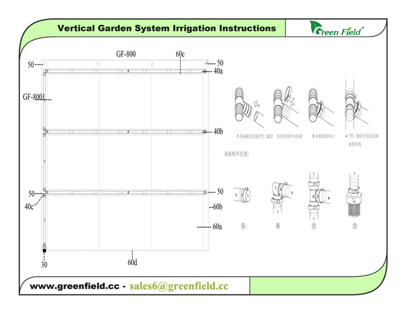 家庭菜園の装飾垂直灌漑システムのプランター仕入れ・メーカー・工場