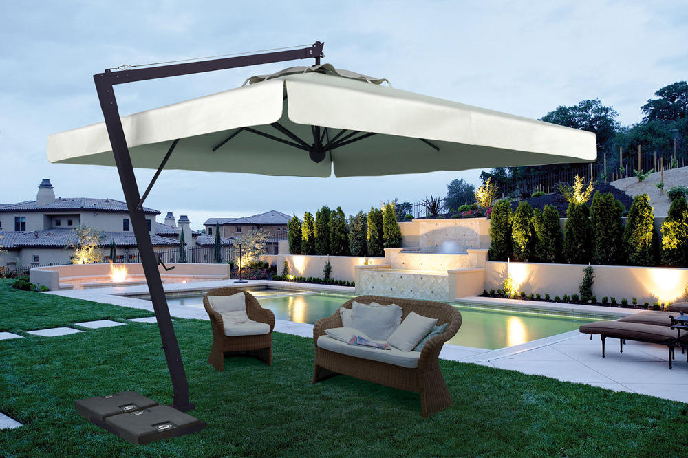 最新のデザインプロモーションパラソル防風屋外の庭の傘仕入れ・メーカー・工場