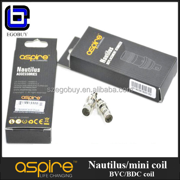 aspire nautilus atomizer mini nautilus aspire BVC/BDC coil for Aspire nautilus replacement tank