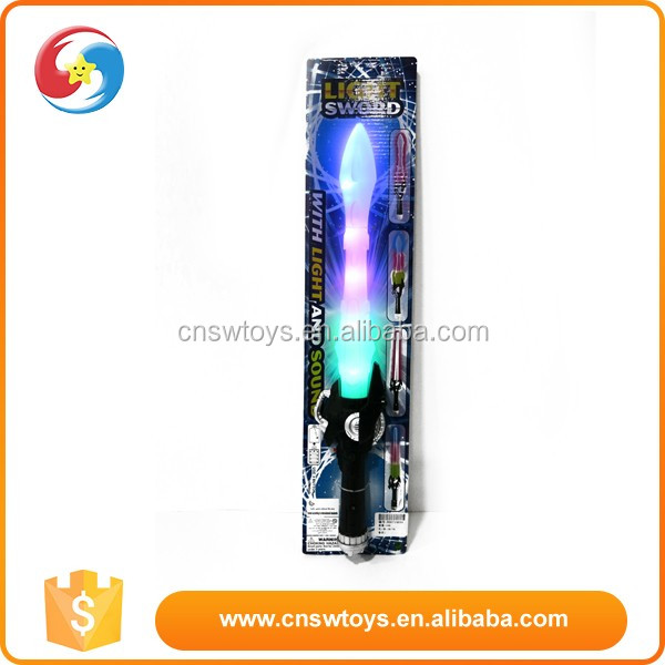 Funny light up plastic sword toy assorted led foam flashing light stick