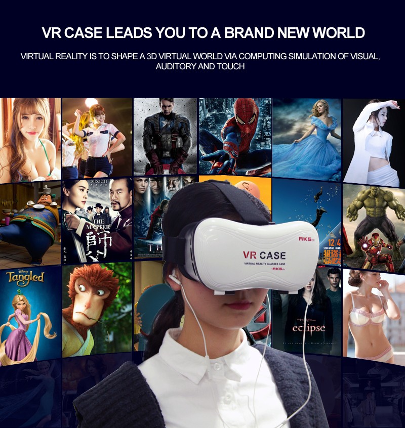新しい仮想現実3d vrボックス用3d moivesとゲーム3d vrメガネ3d vrケース用スマートフォン仕入れ・メーカー・工場