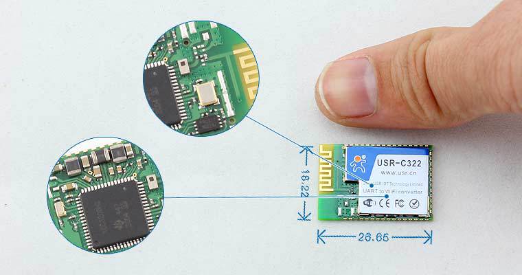 (usr- c322) 工業用低電源シリアルuartにcc3200tiチップ付き無線lanモジュール仕入れ・メーカー・工場