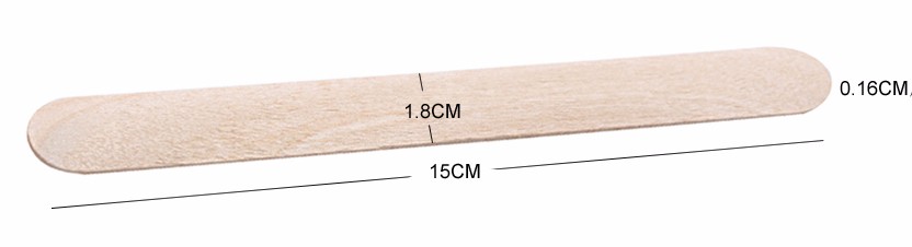 wooden waxing spatulas