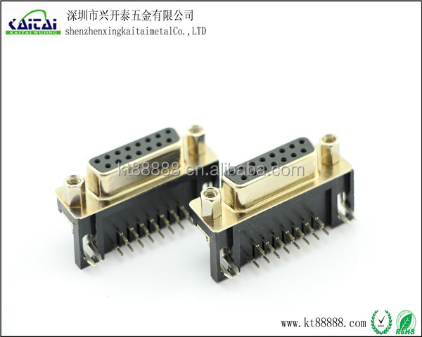 D-subdr15p90度直角メスコネクタ仕入れ・メーカー・工場