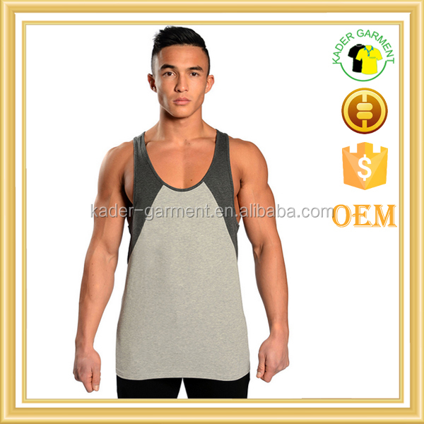 カスタムカラーブロジム男性用シングレット、 卸売sinlgetストリンガー仕入れ・メーカー・工場
