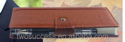 Excellent Handmade PU Leather Custom Paper Notebook .png