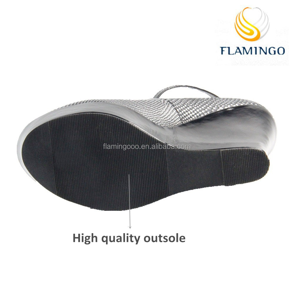 2015 latest guangdong odm oem retro snake platform pump shoes t