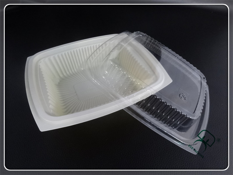を奪うと透明なプラスチックの容器蓋使い捨てファーストフードのための仕入れ・メーカー・工場