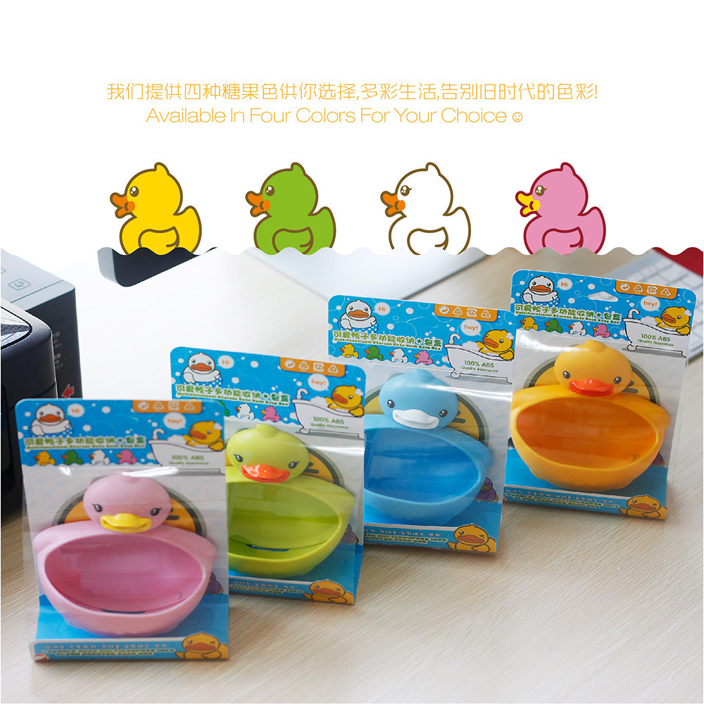 工場出荷時の価格とファッション2014年石鹸皿吸引付きプラスチック製のアヒル仕入れ・メーカー・工場