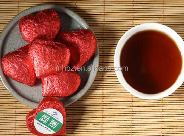QS standard pressed mini heart teas