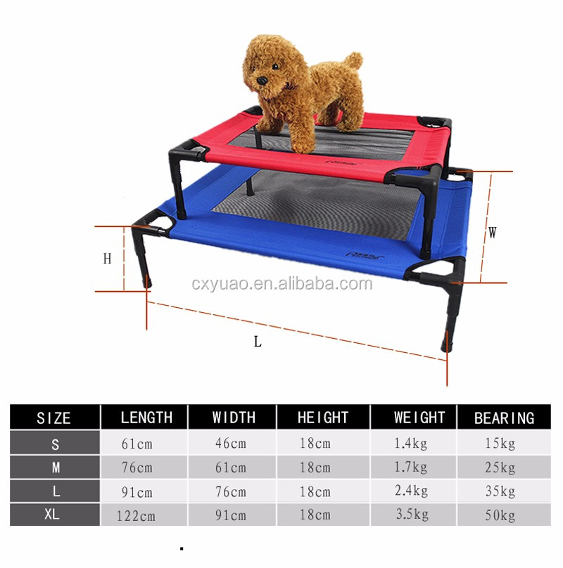 夏の上昇冷却犬ベッド金属フレーム隆起有機犬ベッド夏使用ペット ベッド仕入れ・メーカー・工場