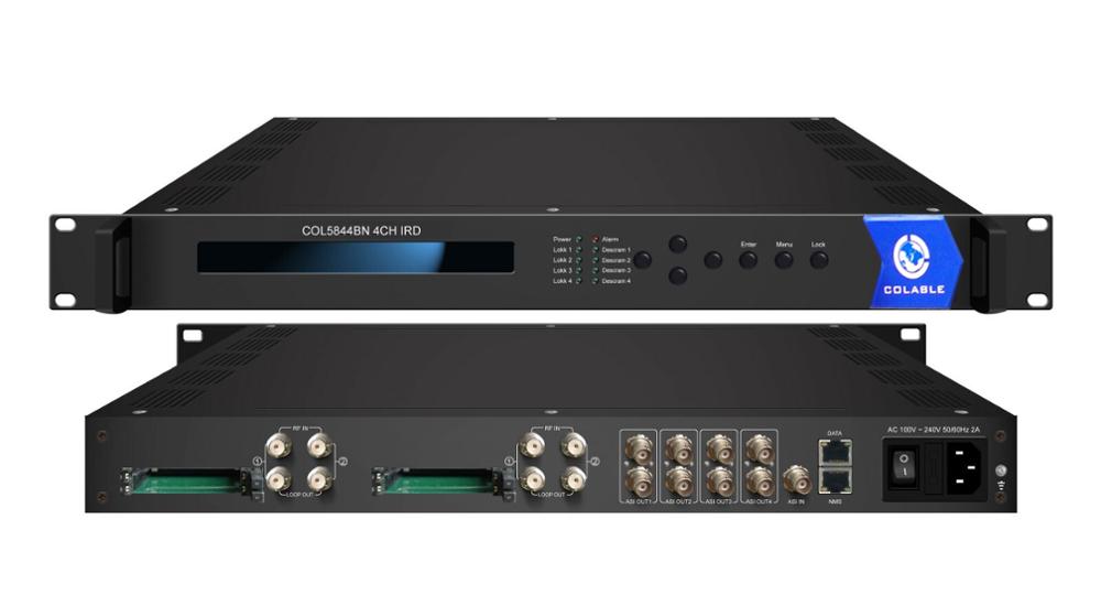 Digital TV Headend Satellite Receiver - FTA & Scrambled