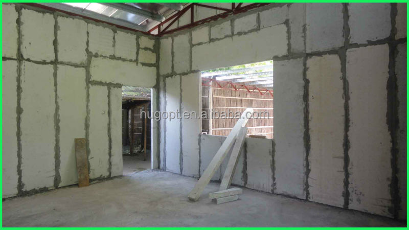 非可燃性の物質の繊維セメント板のコンクリート用サンドイッチプレハブの家( d)問屋・仕入れ・卸・卸売り