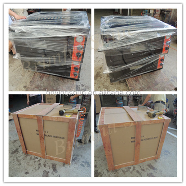 luxurious double layer gas pizza oven