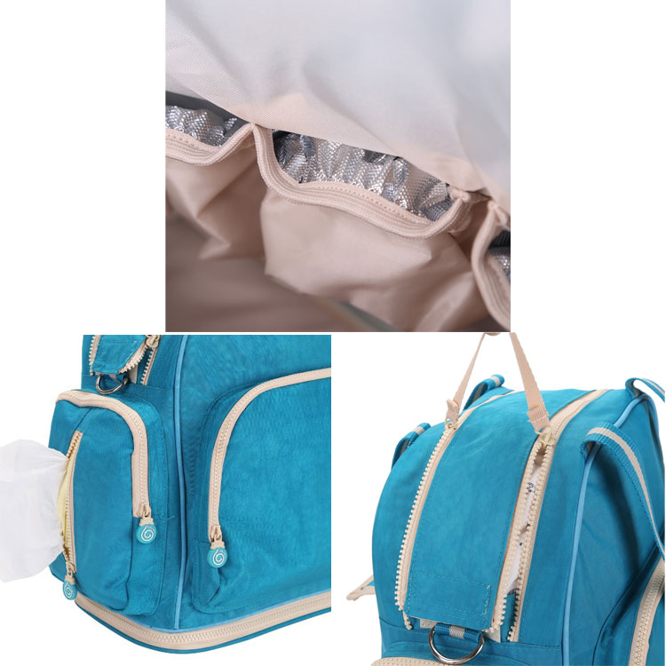 Factory price designer diaper bag mother, nappy bag backpack
