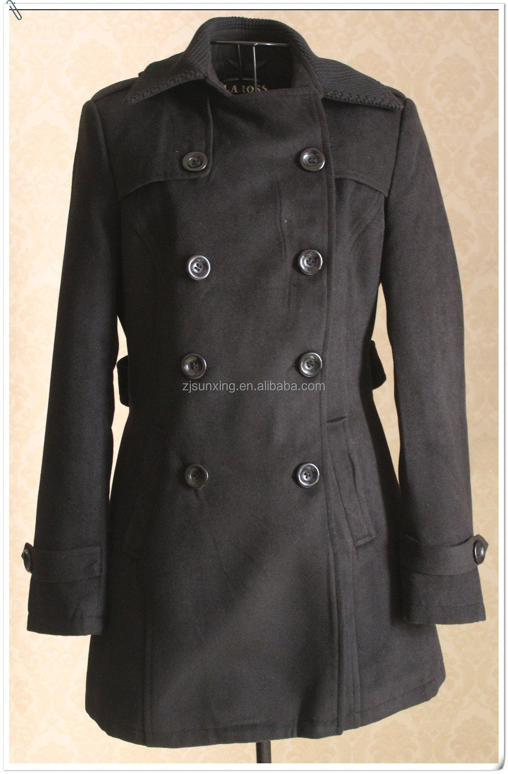 秋コークスクリュー2015襟カシミヤの女性の冬の長いコート仕入れ・メーカー・工場