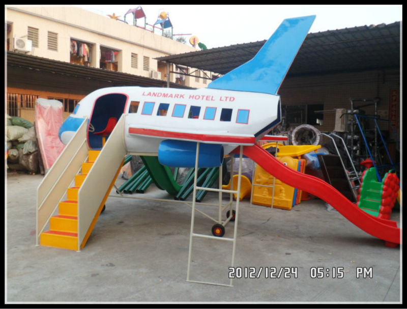 latest Attractive airplane design playground with 7 seats/outdoor
