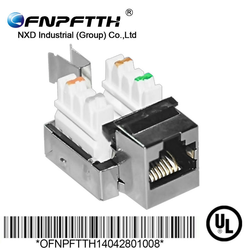 深センメーカーの食材rj45180度utpシーモンrj45cat6ダストカバー付きキーストーンジャック問屋・仕入れ・卸・卸売り