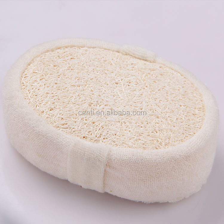 oval body cleaning bath loofah luffa sponge shower scrubber