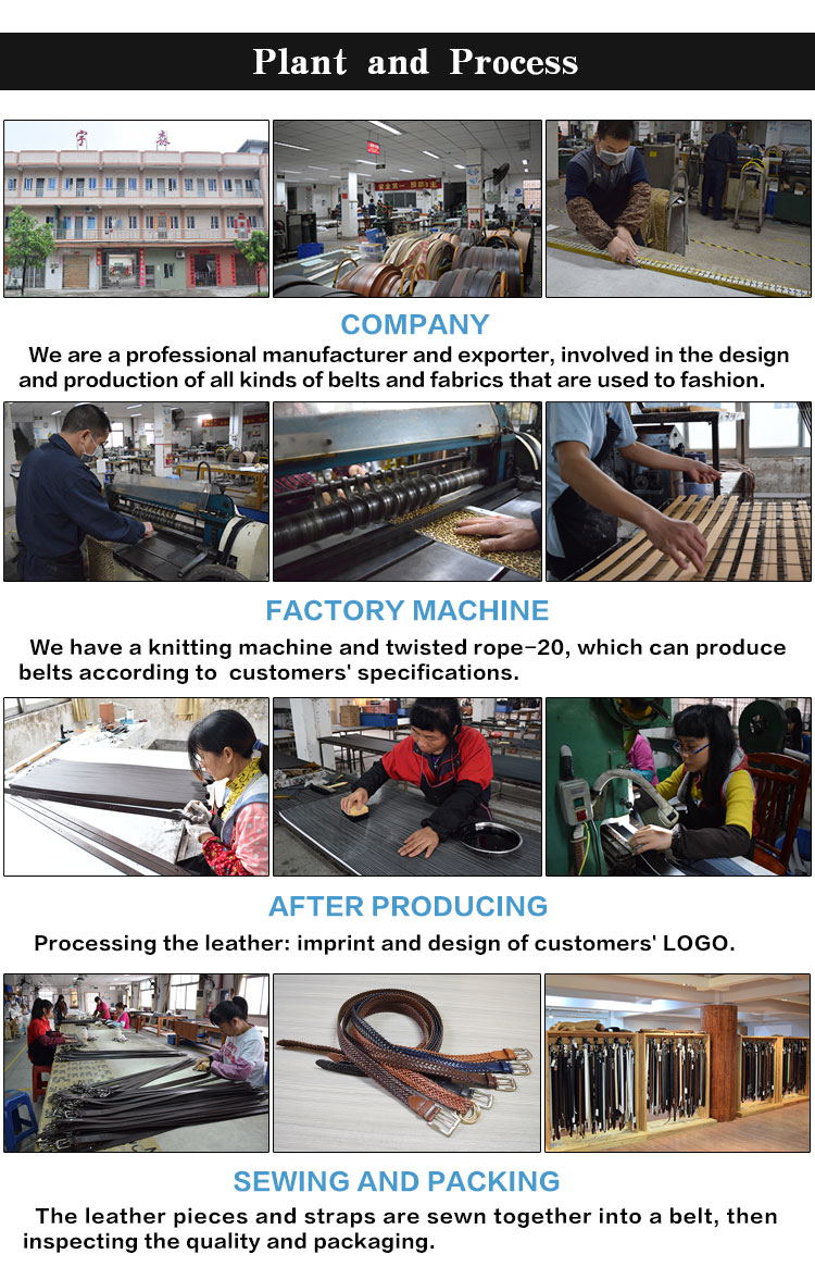 最高品質の卸売編み織の革ベルトのストラップ仕入れ・メーカー・工場