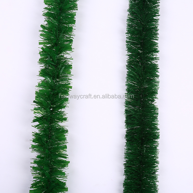 Shiny Decorative Tinsel Garland For Xmas - Buy Christmas Wired Tinsel